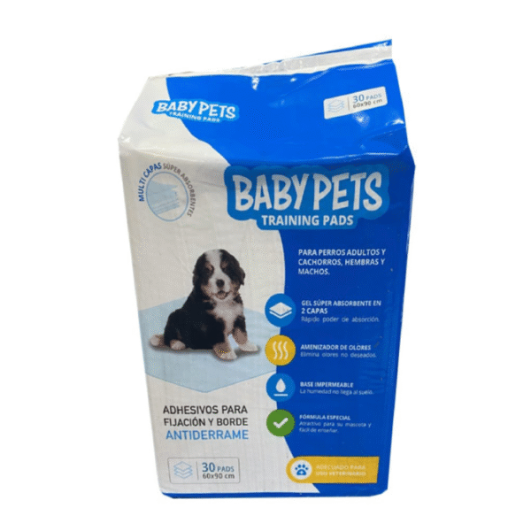 Sabanillas 90x60x30u Sabanillas de entrenamiento para perros Babypets 90x60 cm 30u