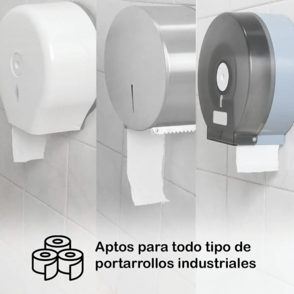 Papel Higiénico Industrial Hoja Simple 4 Rollos x 500 Mts