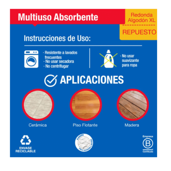 Mopa Virutex Multiuso con Mango