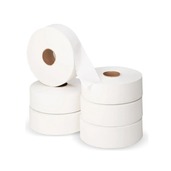 Papel Higiénico Industrial Hoja Simple 6 Rollos x 300 Mts