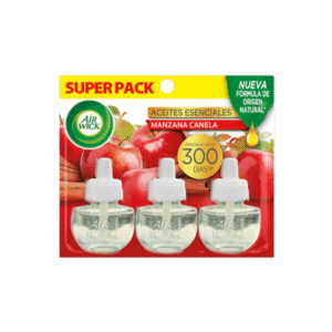 Desodorante ambiental Air Wick Manzana Canela 3 Unidades