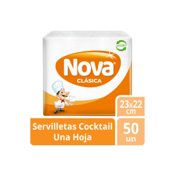 Servilleta Nova Clasica 50u
