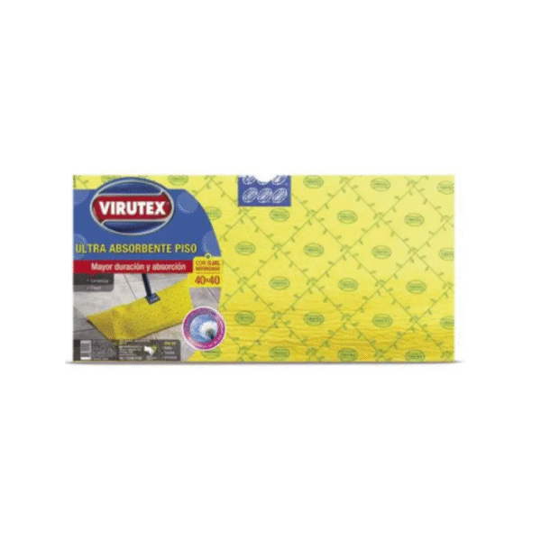 Trapero Ultra aborbengte virutex 40x40 Trapero para pisos Ultra Absorbente Virutex