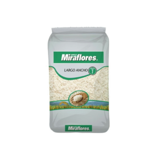 Arroz Miraflores 1 kg largo ancho G1
