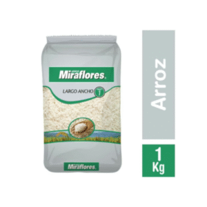 Arroz Miraflores 1 kg largo ancho G1