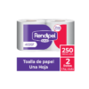 Toalla de Papel Rendipel Max 2 Rollos 250 m Hoja Simple